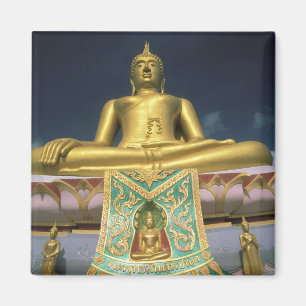 Thailand, Koh Samui-ön. Stor Buddha. Magnet