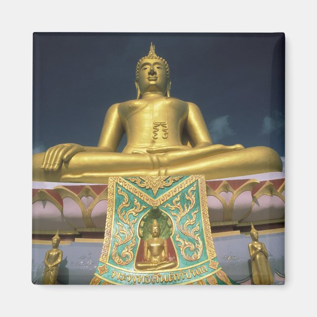 Thailand, Koh Samui-ön. Stor Buddha. Magnet (Framsidan)
