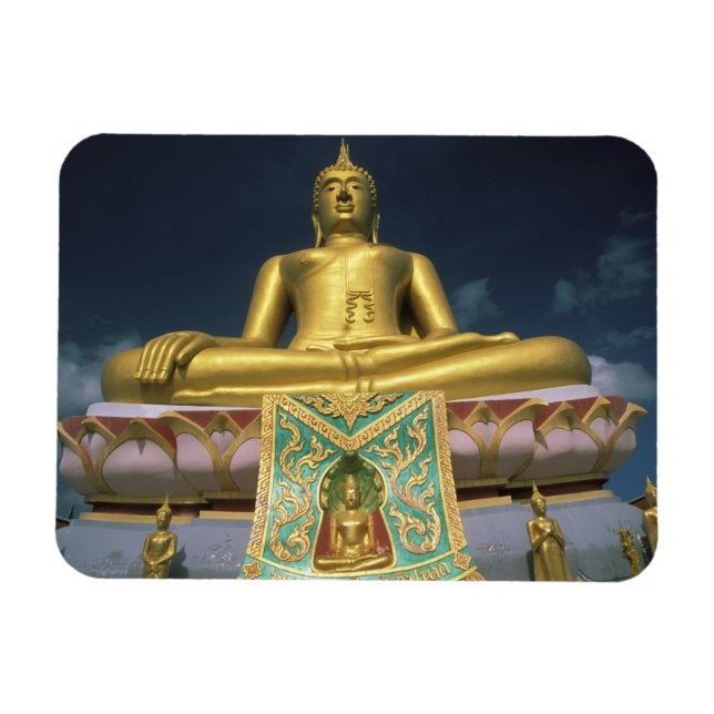 Thailand, Koh Samui-ön. Stor Buddha. Magnet (Horisontell)