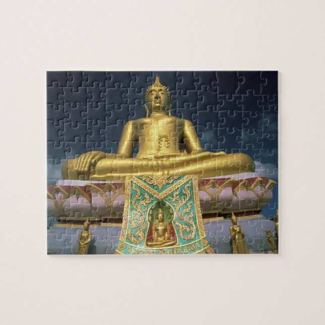 Thailand, Koh Samui-ön. Stor Buddha. Pussel (Horisontell)