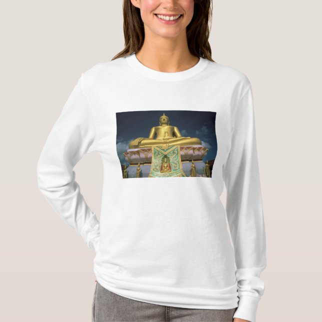 Thailand, Koh Samui-ön. Stor Buddha. T-shirt (Framsida)