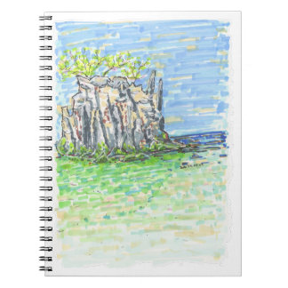 Thailand kustområde anteckningsbok