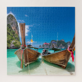 Thailand Long-Svan Boats Pussel