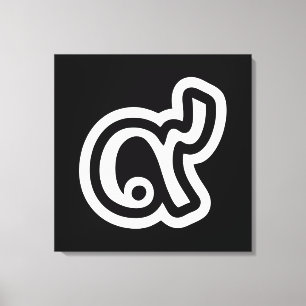 Thailand Lucky Number 9 / nio / ๙ (Gao/Kao) Thai Canvastryck