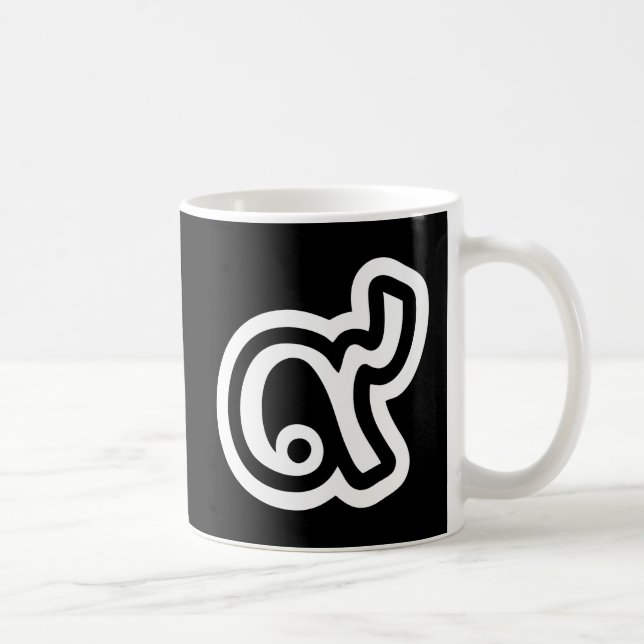 Thailand Lucky Number 9 / nio / ๙ (Gao/Kao) Thai Kaffemugg (Höger)