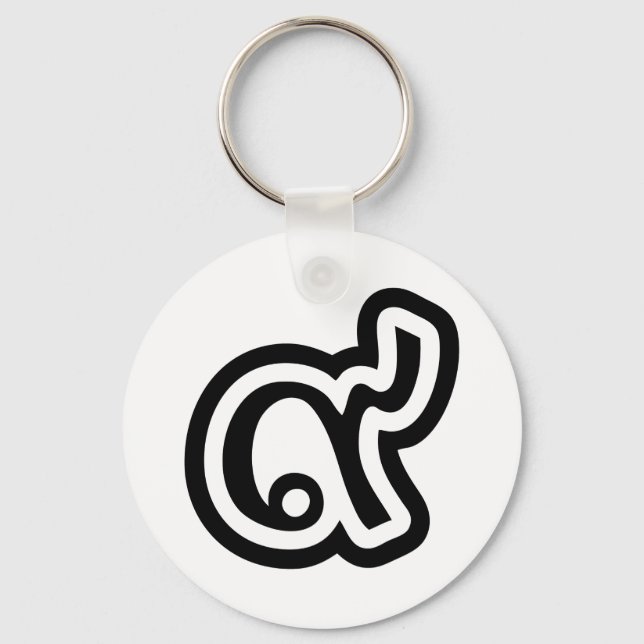 Thailand Lucky Number 9 / nio / ๙ (Gao/Kao) Thai Nyckelring (Framsida)