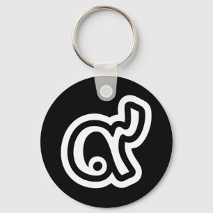 Thailand Lucky Number 9 / nio / ๙ (Gao/Kao) Thai Nyckelring