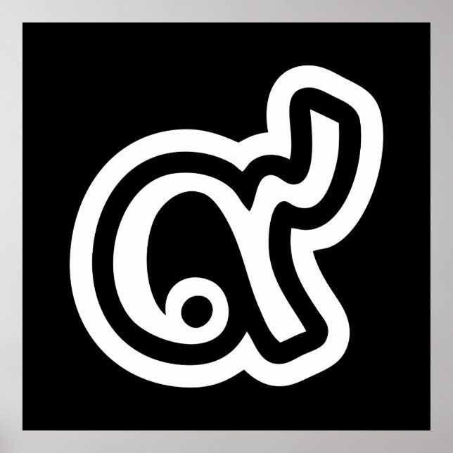 Thailand Lucky Number 9 / nio / ๙ (Gao/Kao) Thai Poster (Framsidan)