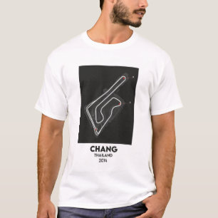 Thailand MotoGP-krets karta T Shirt