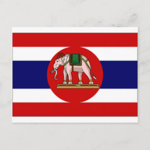 Thailand Naval Ensign Vykort