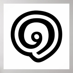Thailand, nummer 1/ett/๑ (Nueng) thailändska Poster