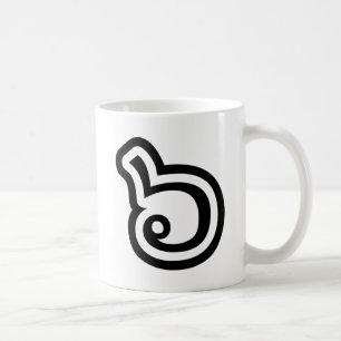 Thailand Nummer 6 / Sex / ๖ (Ho/Hok) Thailändska S Kaffemugg