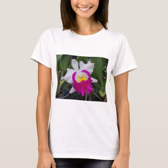 Thailand Orchidblommor T Shirt (Framsida)