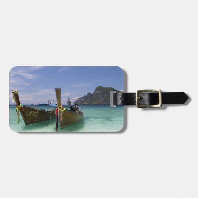 Thailand, Phi Phi Don-ön, Yong Kasem-stranden, Bagagebricka (Horisontell Framsida)