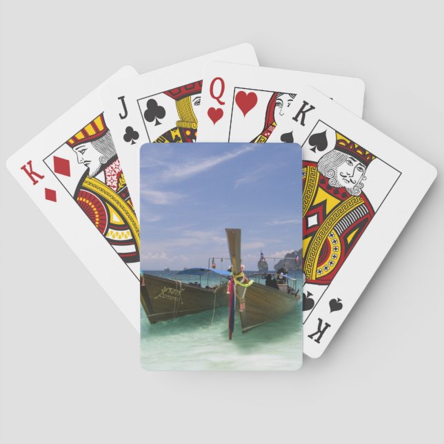 Thailand, Phi Phi Don-ön, Yong Kasem-stranden, Casinokort (Baksidan)