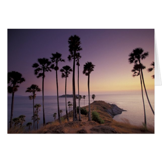 Thailand, Phuket Island. Hälsningskort (Framsidan Horizontal)