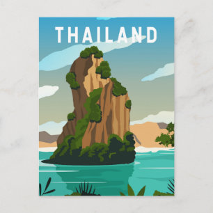 Thailand Phuket Retro vykort