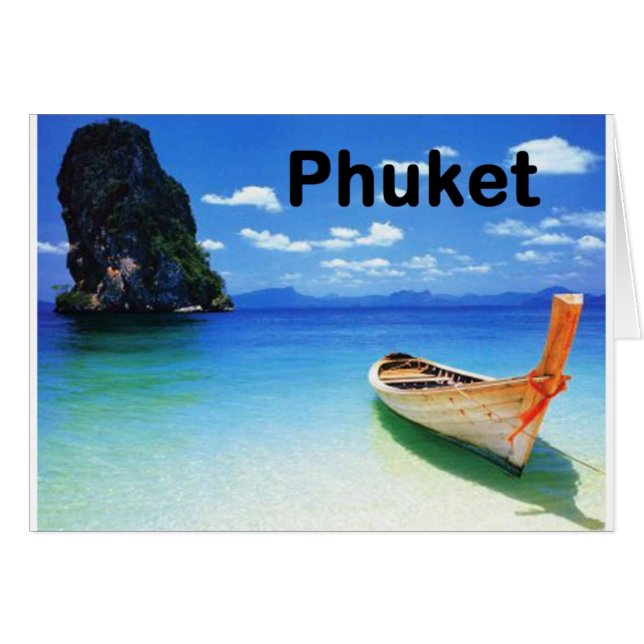 Thailand Phuket (St.K) Hälsningskort (Framsidan Horizontal)