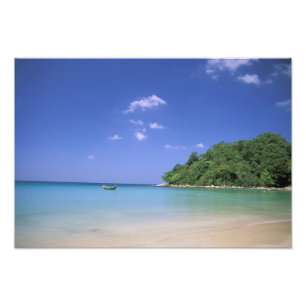 Thailand, Phuketön. Strand. Fototryck