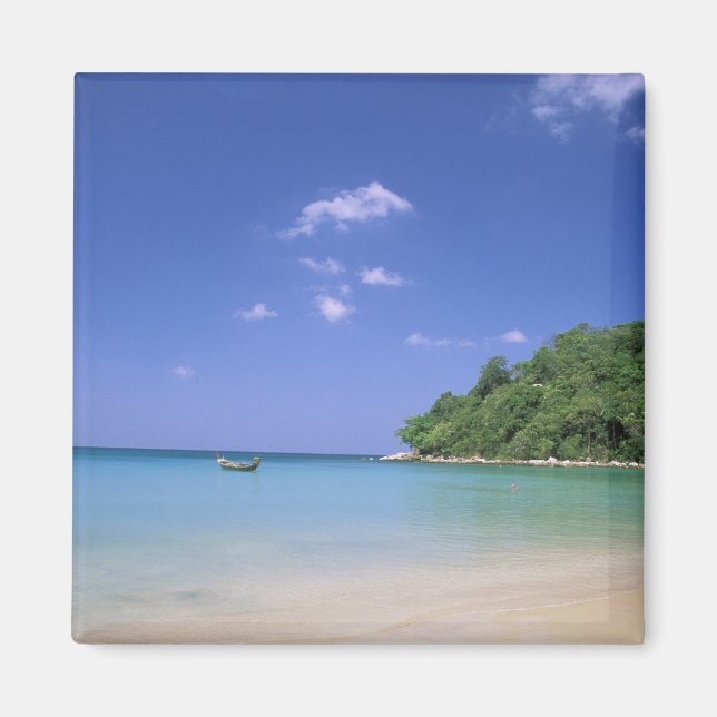 Thailand, Phuketön. Strand. Magnet (Framsidan)