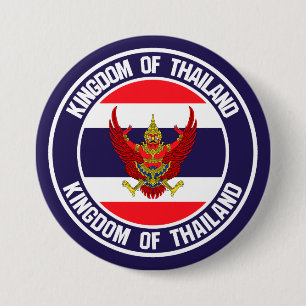 Thailand Round Emblem Knapp
