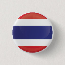 Thailand Round Icon Flagga Knapp