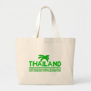 Thailand-säck - välj stil & färg jumbo tygkasse