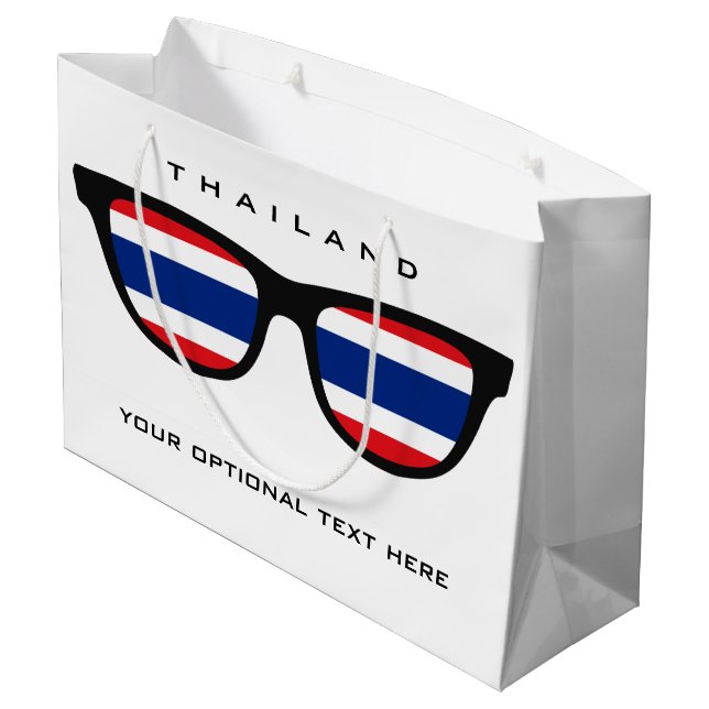 Thailand Shades anpassningsbar text & färg present (Baksidan Vinklad)