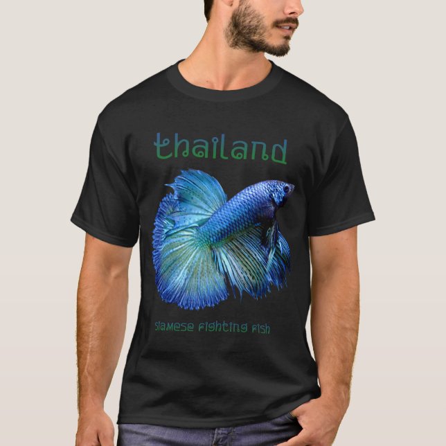 Thailand Siamese stridighetfisk T Shirt (Framsida)