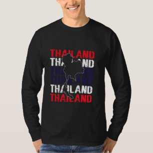 Thailand - skjortor, snöre och kläder, hagelgädda t shirt