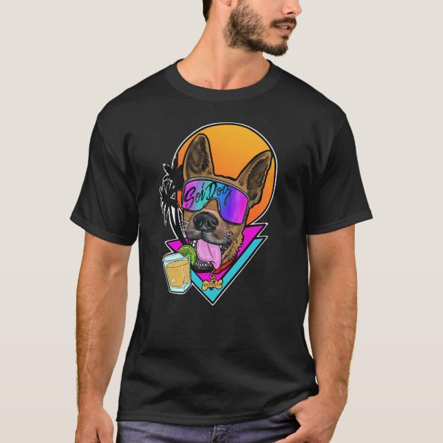 Thailand Soi Hund T Shirt (Framsida)