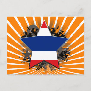 Thailand Stjärna Vykort