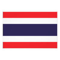 Thailand - thailändska Flagga