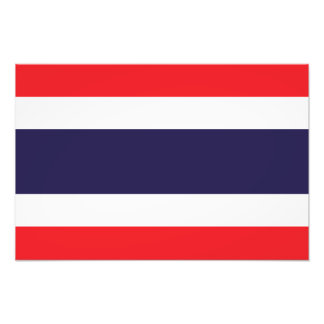 Thailand - thailändska Flagga Fototryck
