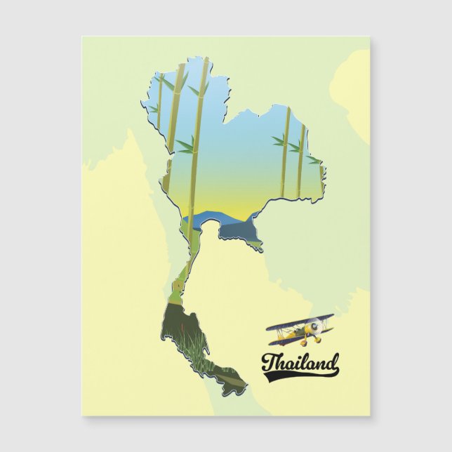 Thailand Travel karta (Framsida)