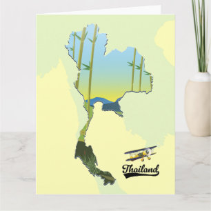 Thailand Travel karta Kort