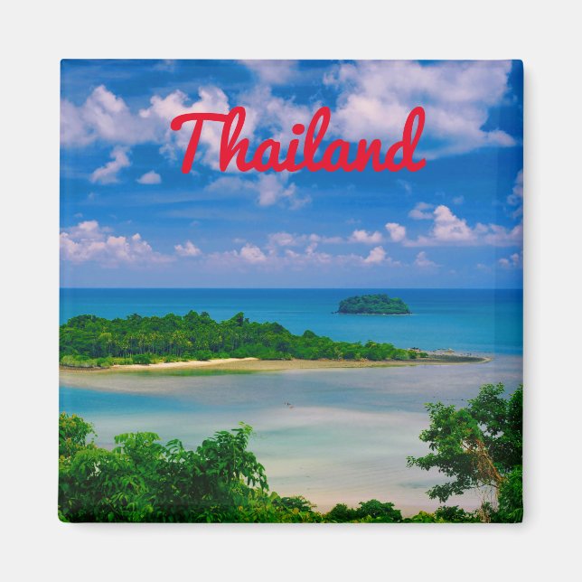 Thailand Tropiska öarna Magnet (Framsidan)