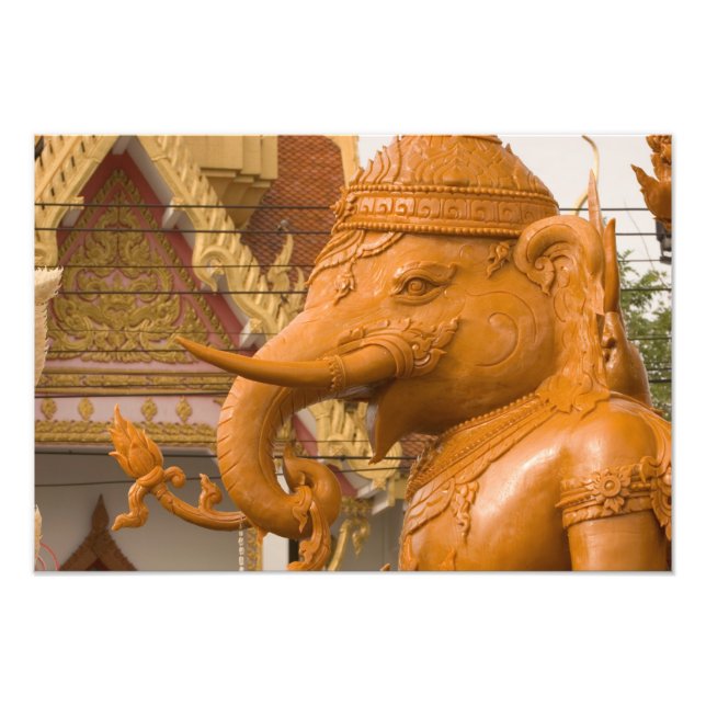 Thailand, Ubon Ratchathani, ljusfestival, Fototryck (Framsidan)