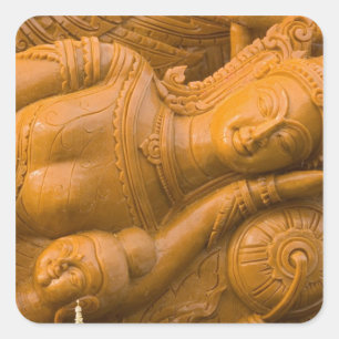 Thailand, Ubon Ratchathani, Ljusfestivalen, 3 Fyrkantigt Klistermärke