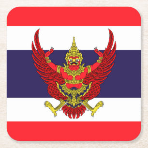 Thailand Underlägg Papper Kvadrat