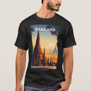 Thailand Vintage resor Poster T Shirt