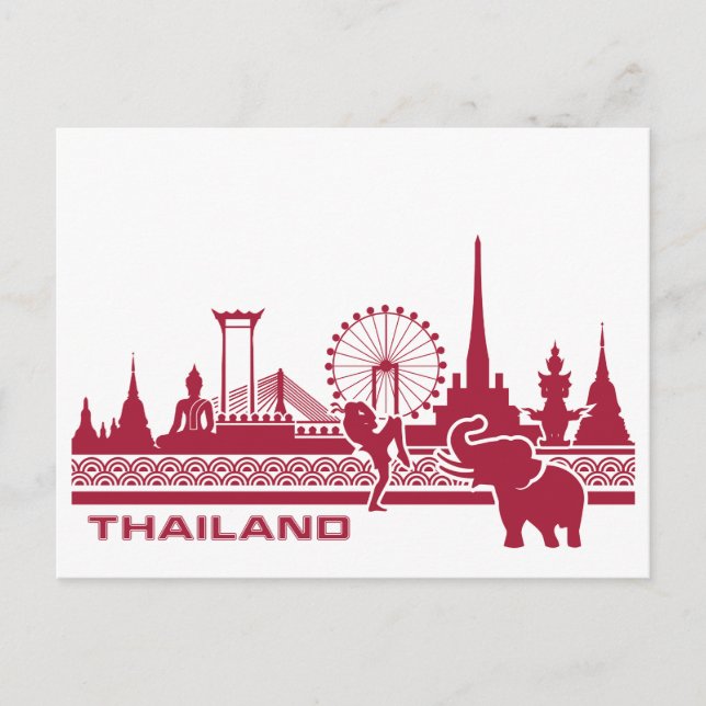 Thailand Vykort (Framsida)