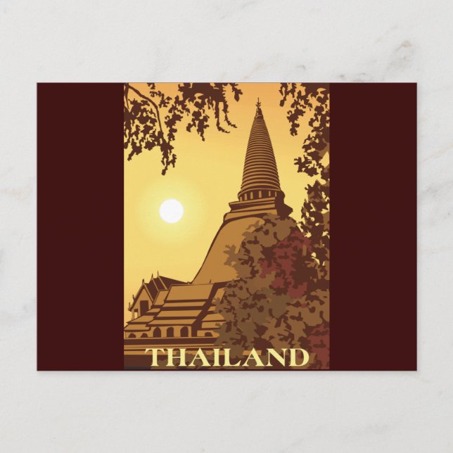 Thailand Vykort (Framsida)