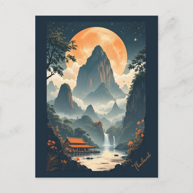 Thailand Vykort (Framsida)