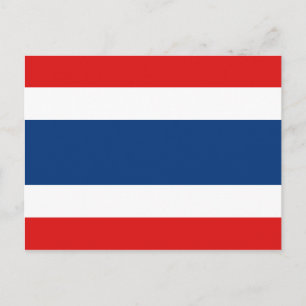 Thailand - vykort för Flagga