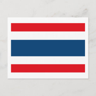 Thailand - vykort för Flagga