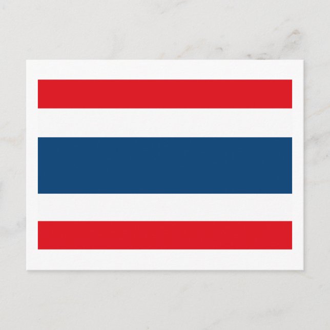Thailand - vykort för Flagga (Framsida)