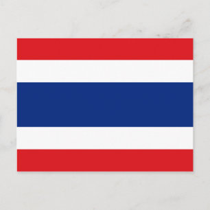 Thailand - vykort för Flagga
