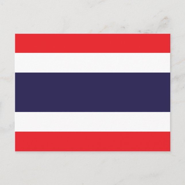 Thailand - vykort för Flagga (Framsida)