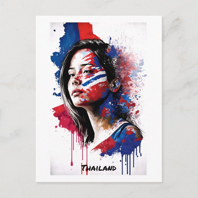 Thailand vykort - World Women Postcard (Framsida)